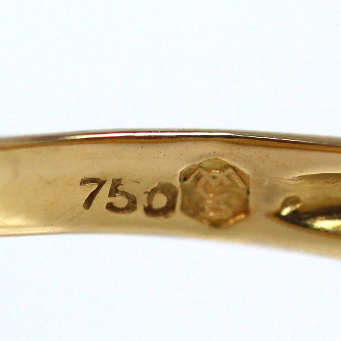 Carrera y Carrera カレライカレラ K18YG イエローゴールド パンサー リング・指輪 ダイヤモンド 12.5号 4.2g レディース【中古】