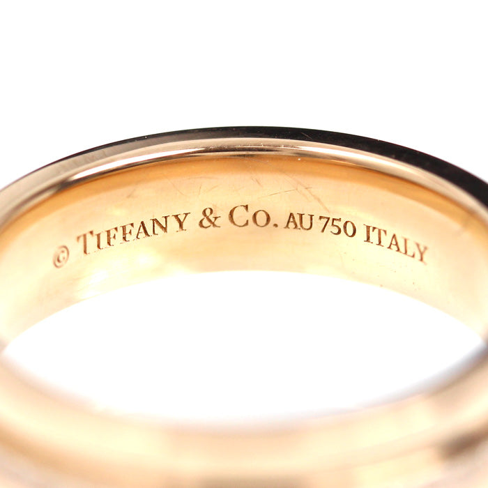 TIFFANY&Co. ティファニー K18PG ピンクゴールド Tナロー リング・指輪 ダイヤモンド 6.5号 5.3g レディース【中古】【美品】