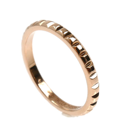 Boucheron ブシュロン K18PG ピンクゴールド キャトル クルドパリ スモール リング・指輪 JAL01164 8号 48 1.9g レディース【中古】【美品】