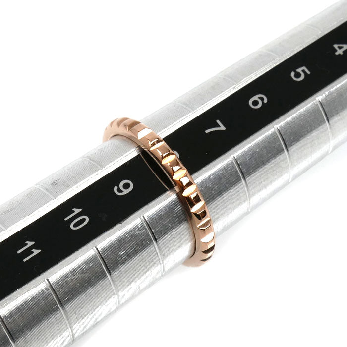 Boucheron ブシュロン K18PG ピンクゴールド キャトル クルドパリ スモール リング・指輪 JAL01164 8号 48 1.9g レディース【中古】【美品】