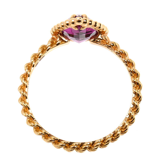 Boucheron ブシュロン K18PG ピンクゴールド セルパンボエム スモール リング・指輪 JRG02783 ロードライトガーネット 13号 53 2.5g レディース【中古】【美品】