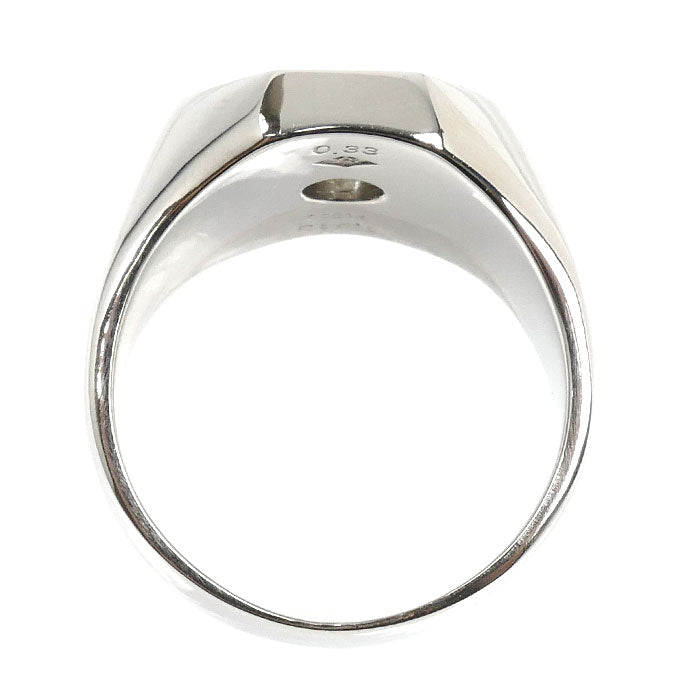 Pt900プラチナ リング・指輪 ダイヤモンド1.013ct/0.33ct 20号 28.4g メンズ【中古】【美品】