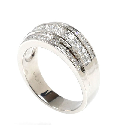 Pt900プラチナ リング・指輪 ダイヤモンド1.38ct 19号 13.3g ユニセックス【中古】
