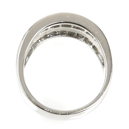 Pt900プラチナ リング・指輪 ダイヤモンド1.38ct 19号 13.3g ユニセックス【中古】