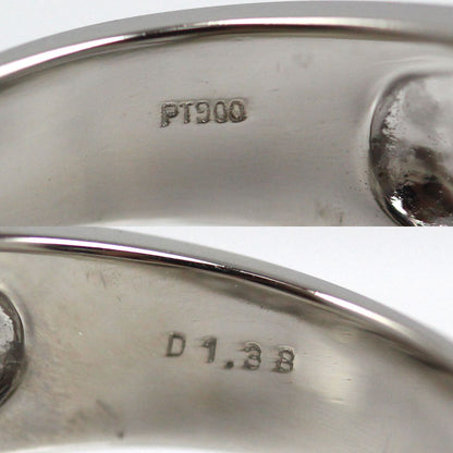 Pt900プラチナ リング・指輪 ダイヤモンド1.38ct 19号 13.3g ユニセックス【中古】