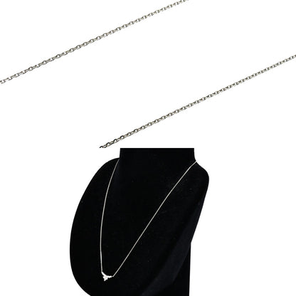 STAR JEWELRY スタージュエリー Pt950プラチナ ネックレス ダイヤモンド0.33ct 2.4g 40～43cm レディース【中古】