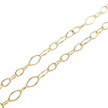 MARCO BICEGO K18YG イエローゴールド ルナリア ネックレス アクアマリン 9.7g 43/45cm レディース【中古】【美品】