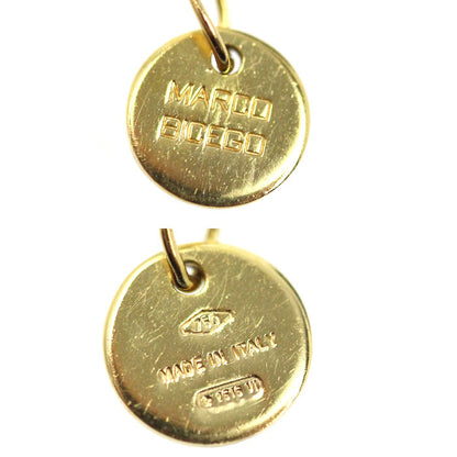 MARCO BICEGO K18YG イエローゴールド ルナリア ネックレス アクアマリン 9.7g 43/45cm レディース【中古】【美品】