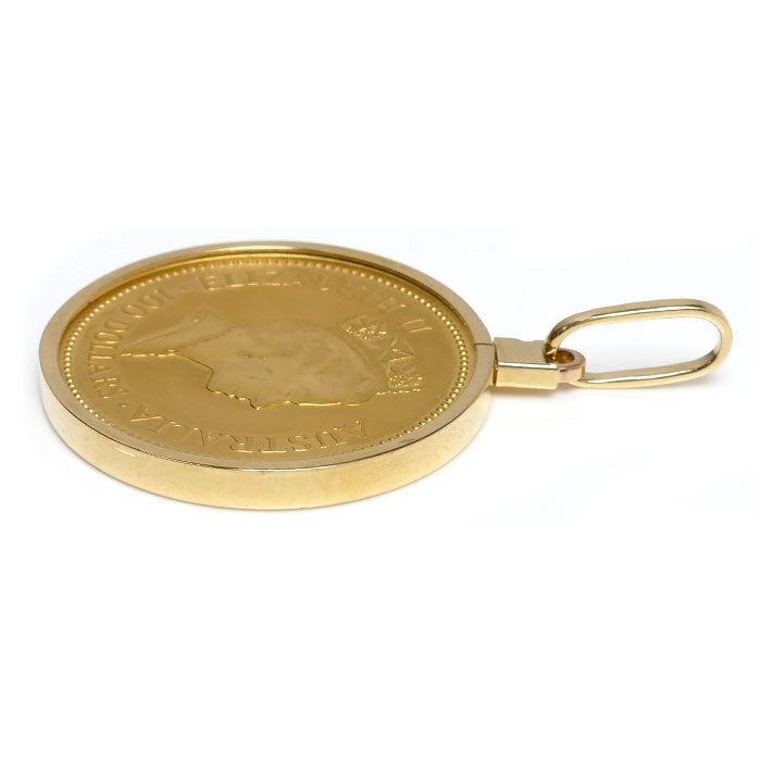 K18YG イエローゴールド K24YG イエローゴールド ナゲット･カンガルー金貨 ペンダントトップ 34.7g 1993 ユニセックス【中古】