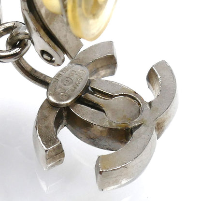 CHANEL シャネル メタル ココマーク ハート ラインストーン イヤリング 13.0g レディース【中古】