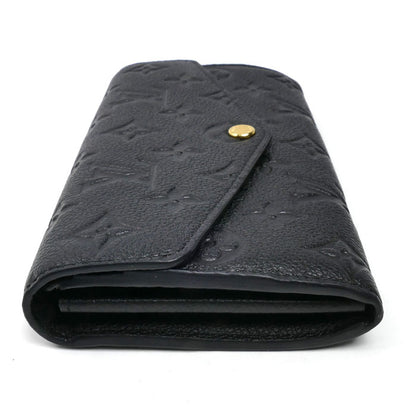 LOUIS VUITTON ルイ・ヴィトン ポルトフォイユ･サラ 長財布 モノグラム･アンプラント ブラック M82257 IC レディース【中古】