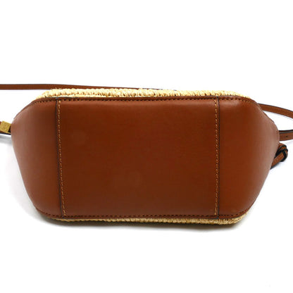 LOEWE ロエベ ハンモックホーボー ミニ 2Wayショルダーバッグ タン ナチュラル A538G13X09 レディース【中古】