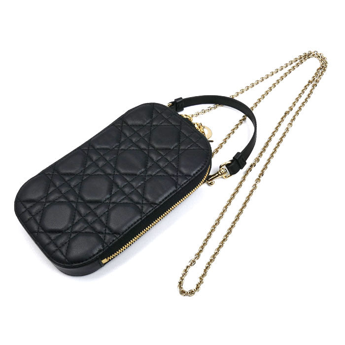 Dior ディオール フォンホルダー ポーチ ブラック S0872ONMJ_M900 レディース【中古】【美品】