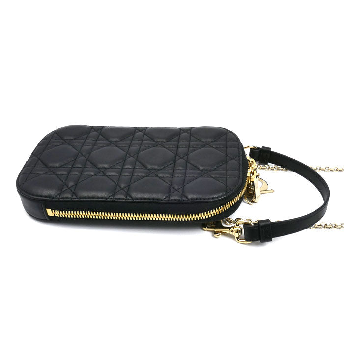 Dior ディオール フォンホルダー ポーチ ブラック S0872ONMJ_M900 レディース【中古】【美品】