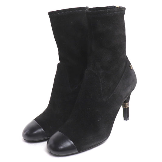 CHANEL シャネル アンクル ブーツ ブーツ ブラック G39406 Y56130 943005 36 レディース【中古】