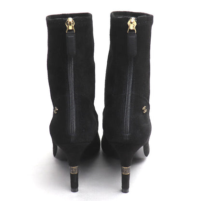 CHANEL シャネル アンクル ブーツ ブーツ ブラック G39406 Y56130 943005 36 レディース【中古】