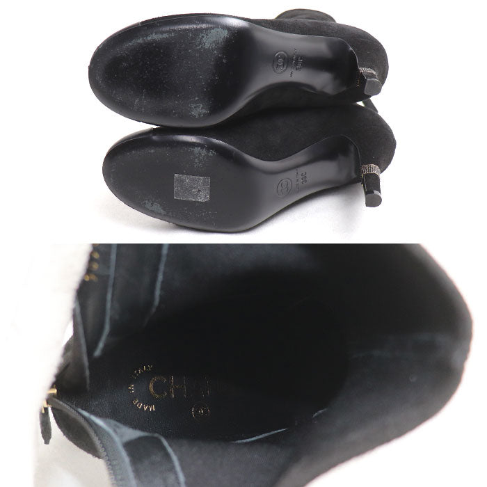 CHANEL シャネル アンクル ブーツ ブーツ ブラック G39406 Y56130 943005 36 レディース【中古】