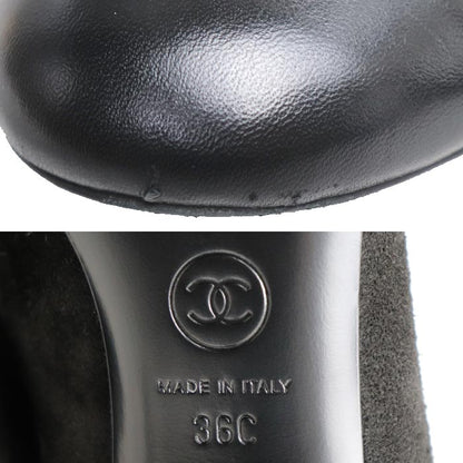 CHANEL シャネル アンクル ブーツ ブーツ ブラック G39406 Y56130 943005 36 レディース【中古】