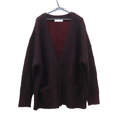 NEON SIGN ネオンサイン Innermost color mohair cardigan カーディガン ワインレッド N1608 48 メンズ【中古】【極美品】