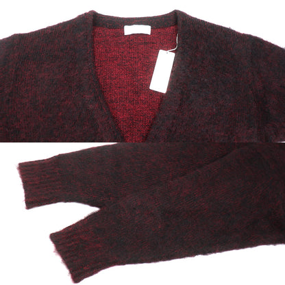 NEON SIGN ネオンサイン Innermost color mohair cardigan カーディガン ワインレッド N1608 48 メンズ【中古】【極美品】