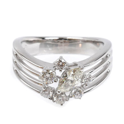 TASAKI タサキ K18WG ホワイトゴールド リング・指輪 ダイヤモンド0.67ct 13号 7.0g レディース【中古】【美品】