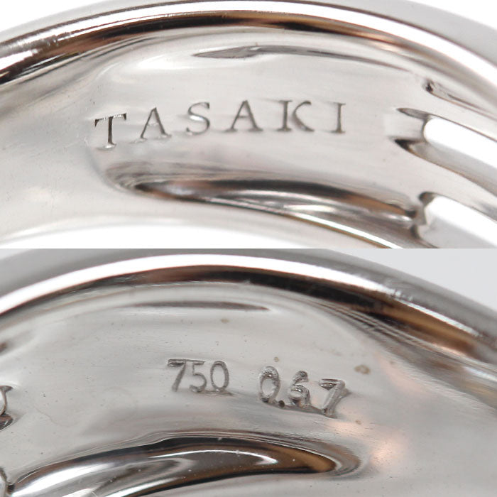 TASAKI タサキ K18WG ホワイトゴールド リング・指輪 ダイヤモンド0.67ct 13号 7.0g レディース【中古】【美品】