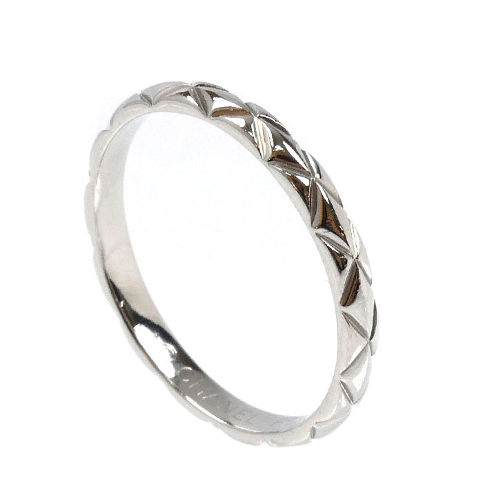CHANEL シャネル Pt950プラチナ マトラッセ リング・指輪 15.5号 56 2.9g レディース【中古】【美品】