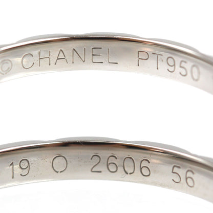 CHANEL シャネル Pt950プラチナ マトラッセ リング・指輪 15.5号 56 2.9g レディース【中古】【美品】
