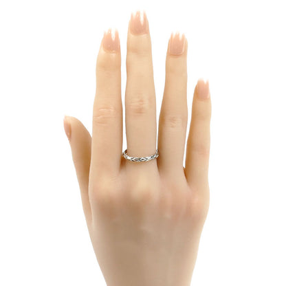 CHANEL シャネル Pt950プラチナ マトラッセ リング・指輪 15.5号 56 2.9g レディース【中古】【美品】