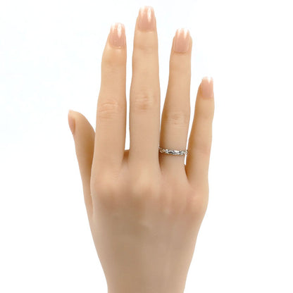 CHANEL シャネル Pt950プラチナ マトラッセ 3Pダイヤ リング・指輪 J2821 ダイヤモンド 9号 49 2.7g レディース【中古】【美品】