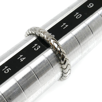 BVLGARI ブルガリ Pt950プラチナ スピガ リング・指輪 12号 52 4.2g レディース【中古】【美品】