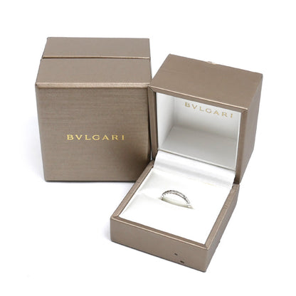 BVLGARI ブルガリ Pt950プラチナ スピガ リング・指輪 12号 52 4.2g レディース【中古】【美品】