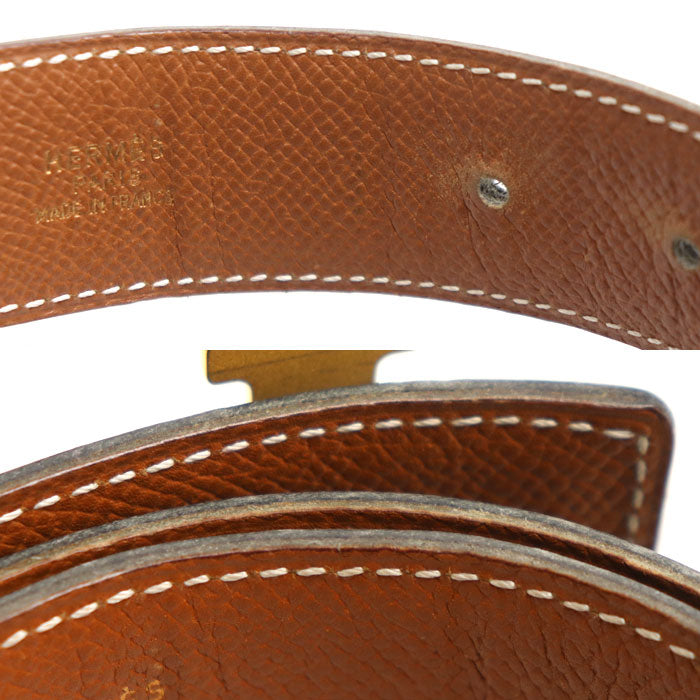 HERMES エルメス Hベルト ベルト ブラック 
65 ○Z刻印 レディース【中古】