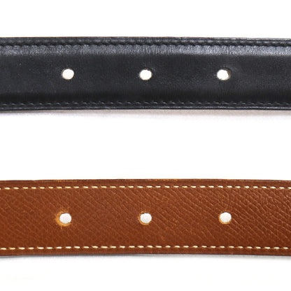 HERMES エルメス Hベルト ベルト ブラック 
60 ○Y刻印 レディース【中古】