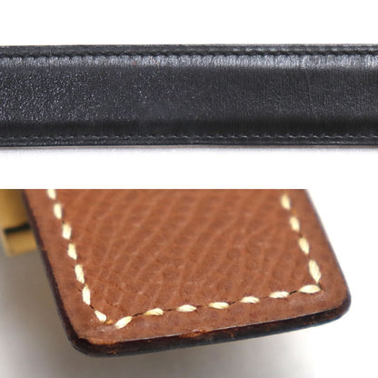 HERMES エルメス Hベルト ベルト ブラック 
60 ○Y刻印 レディース【中古】