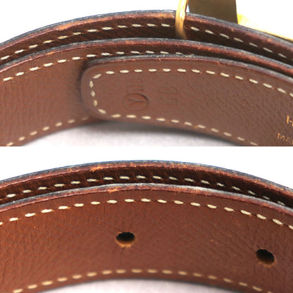 HERMES エルメス Hベルト ベルト ブラック 
60 ○Y刻印 レディース【中古】