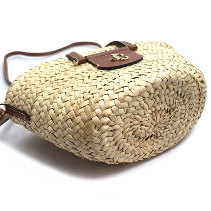 JIMMY CHOO ジミーチュウ MACYTOTESVGH 2Wayショルダーバッグ ナチュラル ブラウン J000142297001 レディース【中古】【美品】