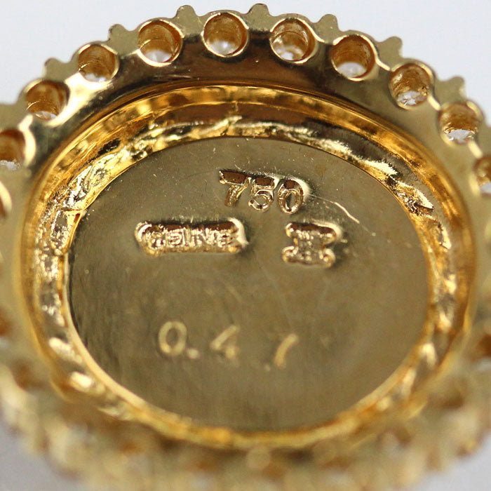 CELINE セリーヌ K18YG イエローゴールド トリオンフ ネックレス ダイヤモンド0.47ct 8.0g 50cm レディース【中古】