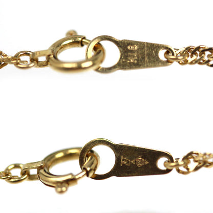 CELINE セリーヌ K18YG イエローゴールド トリオンフ ネックレス ダイヤモンド0.47ct 8.0g 50cm レディース【中古】