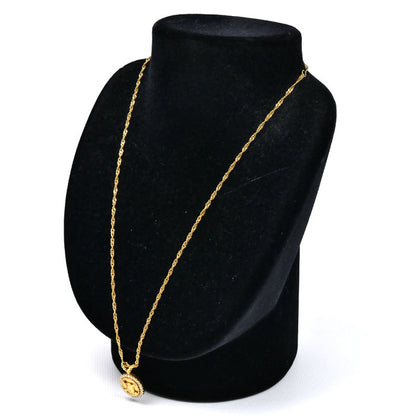 CELINE セリーヌ K18YG イエローゴールド トリオンフ ネックレス ダイヤモンド0.47ct 8.0g 50cm レディース【中古】