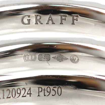 GRAFF グラフ Pt950プラチナ キャッスルセット リング・指輪 RER1001 ダイヤモンド 8.5号 5.3g レディース【中古】【美品】