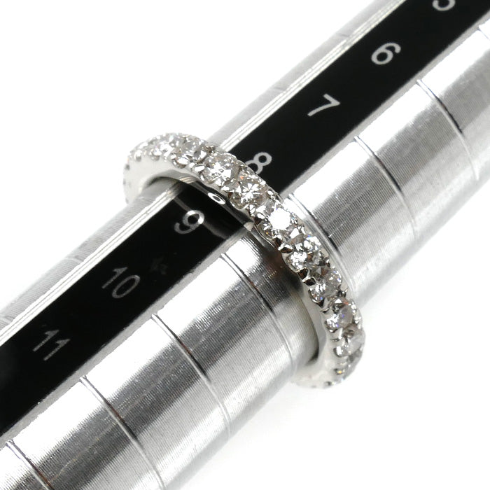 GRAFF グラフ Pt950プラチナ キャッスルセット リング・指輪 RER1001 ダイヤモンド 8.5号 5.3g レディース【中古】【美品】