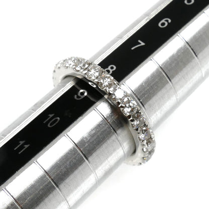 GRAFF グラフ Pt950プラチナ キャッスルセット リング・指輪 RER1001 ダイヤモンド 8.5号 5.3g レディース【中古】【美品】