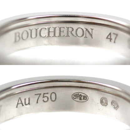 Boucheron ブシュロン K18WG ホワイトゴールド キャトル ラディアント クルドパリ リング・指輪 JAL00281 ダイヤモンド 7号 47 3.6g レディース【中古】【美品】