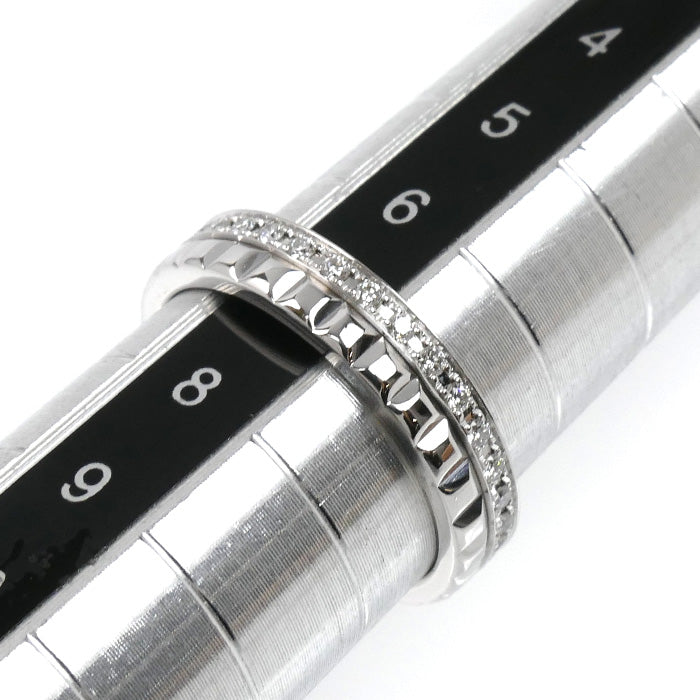 Boucheron ブシュロン K18WG ホワイトゴールド キャトル ラディアント クルドパリ リング・指輪 JAL00281 ダイヤモンド 7号 47 3.6g レディース【中古】【美品】