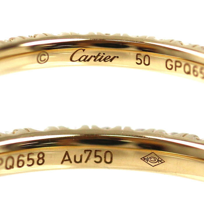 CARTIER カルティエ K18YG イエローゴールド エタンセル ドゥ カルティエ リング・指輪 B4086350 ダイヤモンド 10号 50 1.7g レディース【中古】【美品】