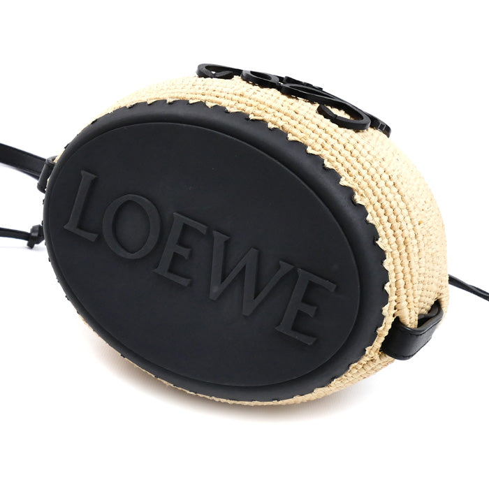 LOEWE ロエベ ビーハイブ バスケット ショルダーバッグ ナチュラル A223Z48X07 レディース【中古】【美品】