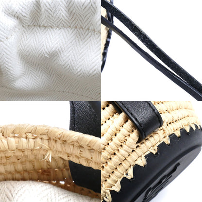 LOEWE ロエベ ビーハイブ バスケット ショルダーバッグ ナチュラル A223Z48X07 レディース【中古】【美品】