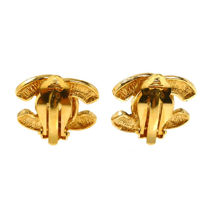 CHANEL シャネル GP ココマーク マトラッセ イヤリング 14.2g レディース【中古】