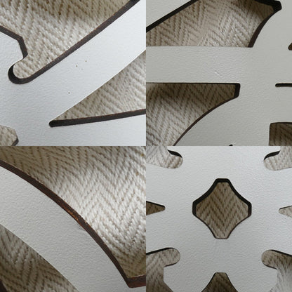 LOEWE ロエベ アナグラム カットアウト ポケット ショルダーバッグ ホワイト C922Y62X07 レディース【中古】【美品】